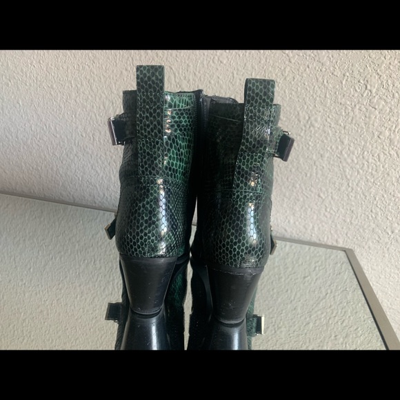 Asos Design Western Lace-Up Boots in Snake Print - Picture 6 of 6